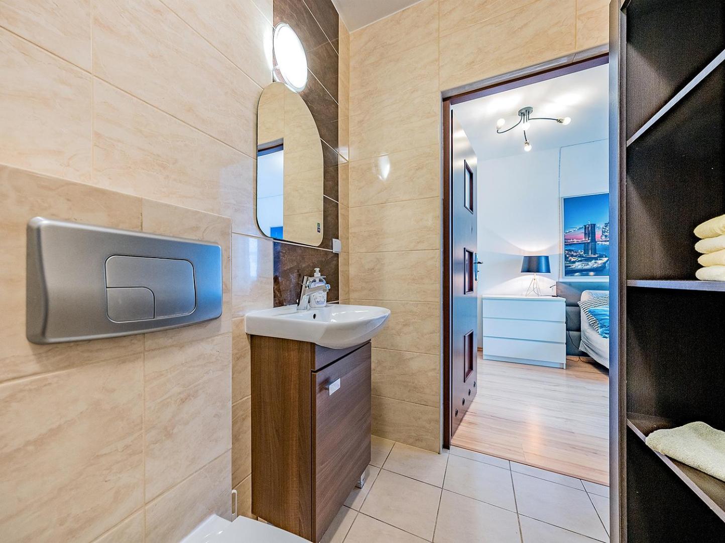 Apartament Z Balkonem I Bezplatnym Parkingiem Danzica Esterno foto
